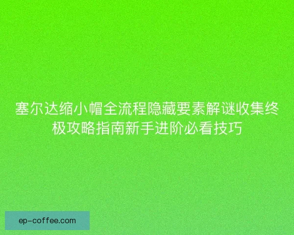 塞尔达缩小帽全流程隐藏要素解谜收集终极攻略指南新手进阶必看技巧